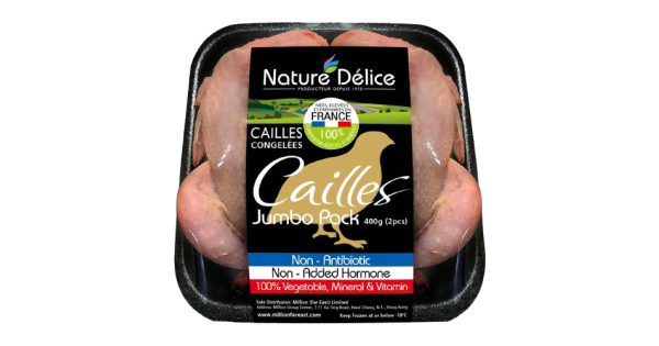 French Nature Delice headless quail (2 pieces)